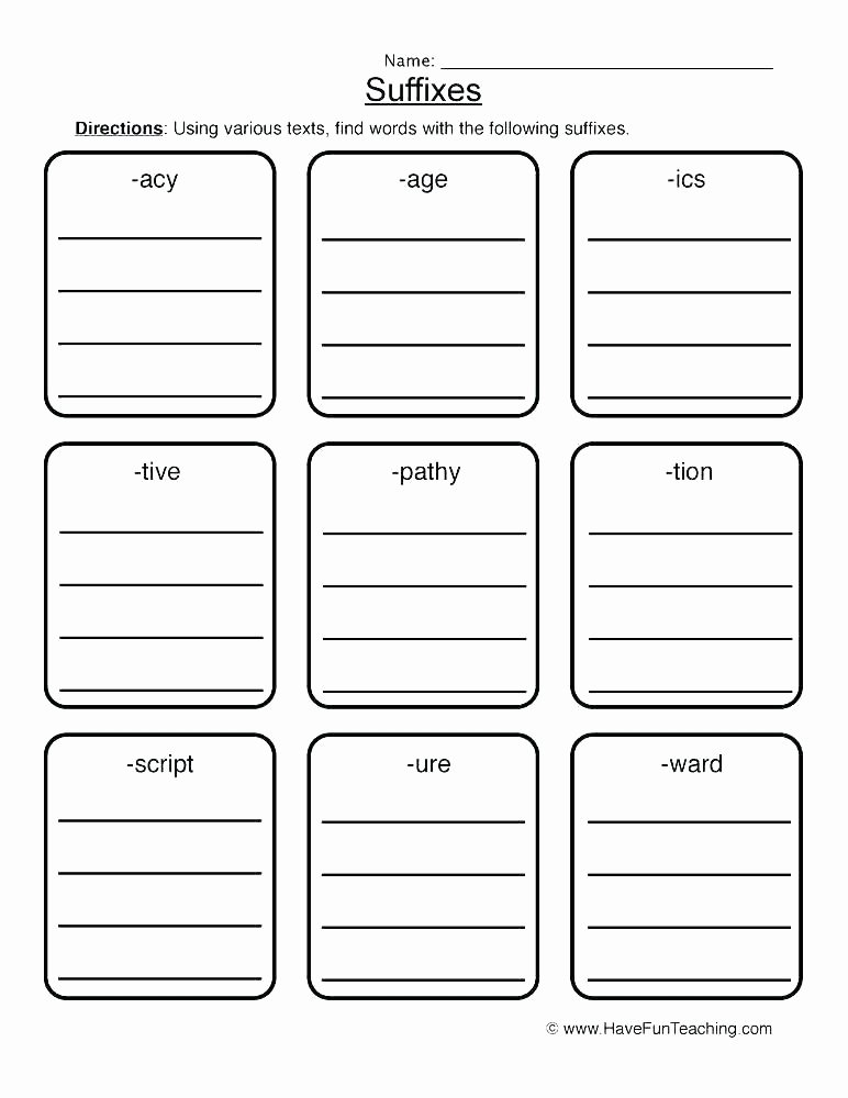 Suffixes Worksheets Free Suffix Ure