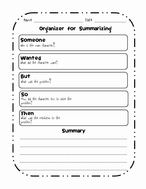 Summarizing Worksheet 3rd Grade 4th Grade Reading Test Prep Worksheets