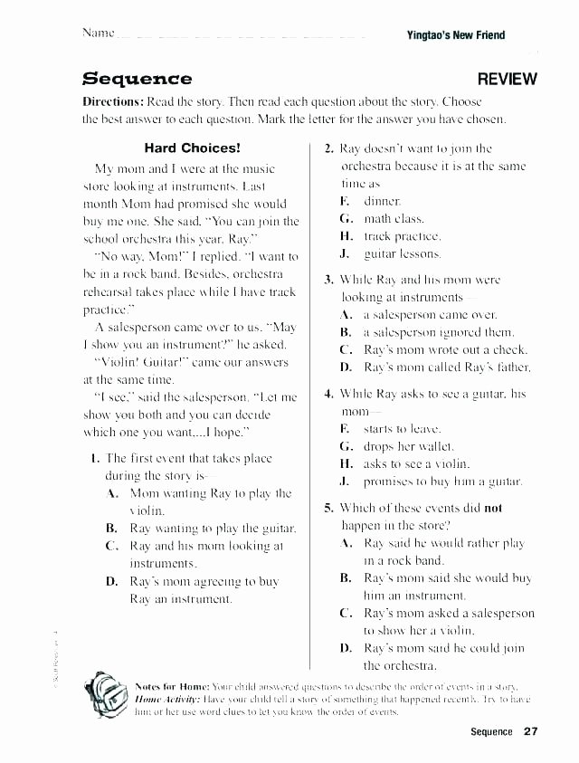Summarizing Worksheet 4th Grade Context Clues Worksheets Grade Nonfiction Main Idea