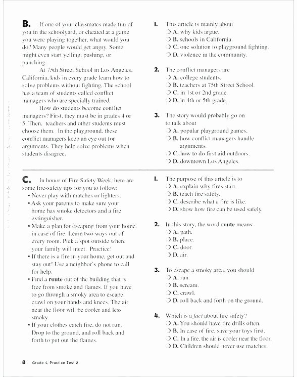 Summary Worksheets 5th Grade Main Idea and Summarizing Worksheets