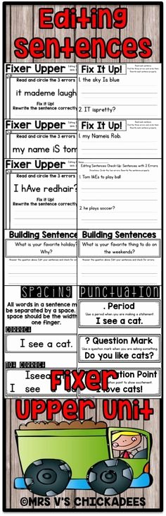 Super Sentences Worksheets 110 Desirable Sentence Structure Images In 2019