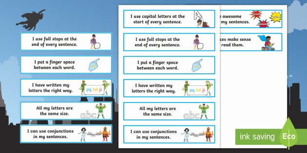 Super Sentences Worksheets How to Make A Super Sentence Editable Bookmarks How to