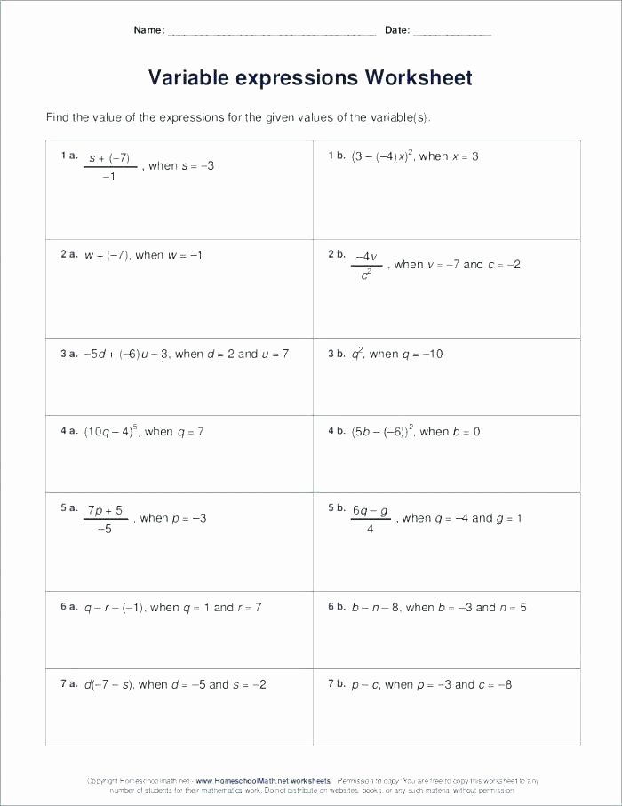 Super Star Algebra Worksheet Answers Algebraic Expressions Worksheets with Answers – ashafrance