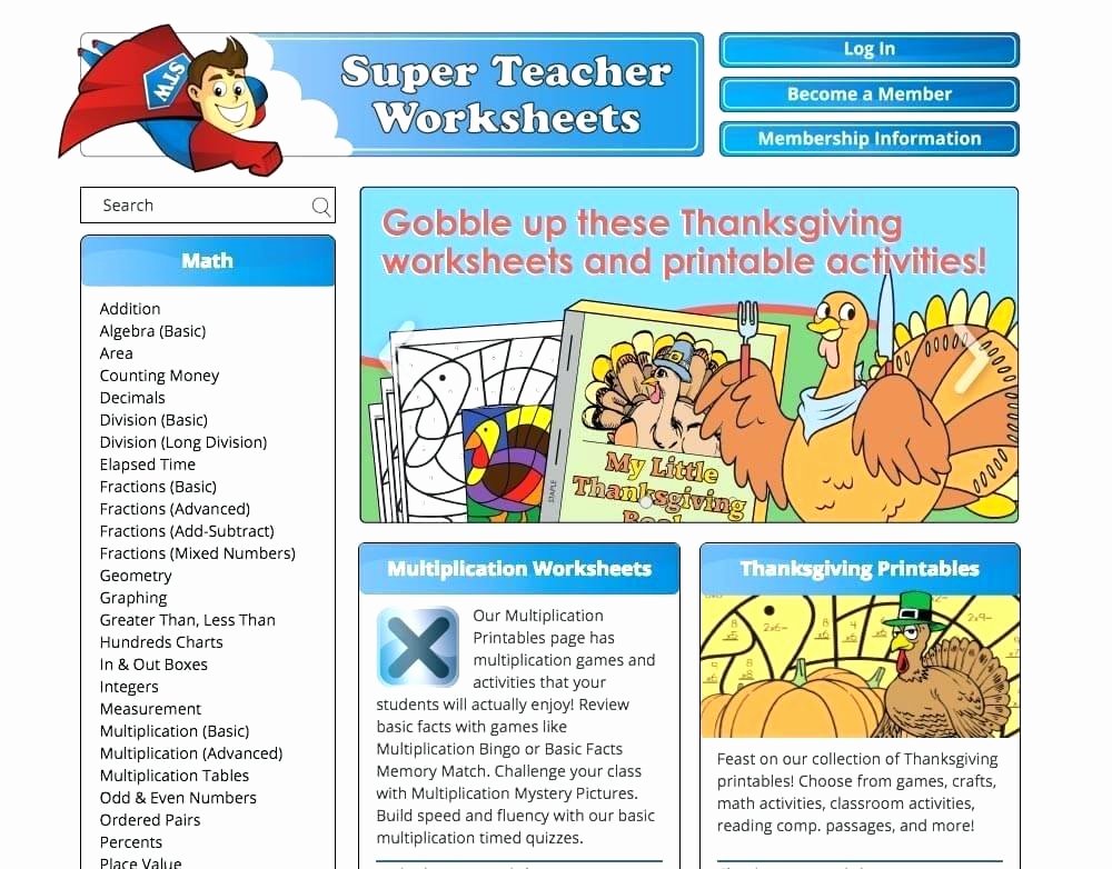 Super Teacher Worksheets Login Password Super Teacher Worksheets Reviews Login 2019 Password
