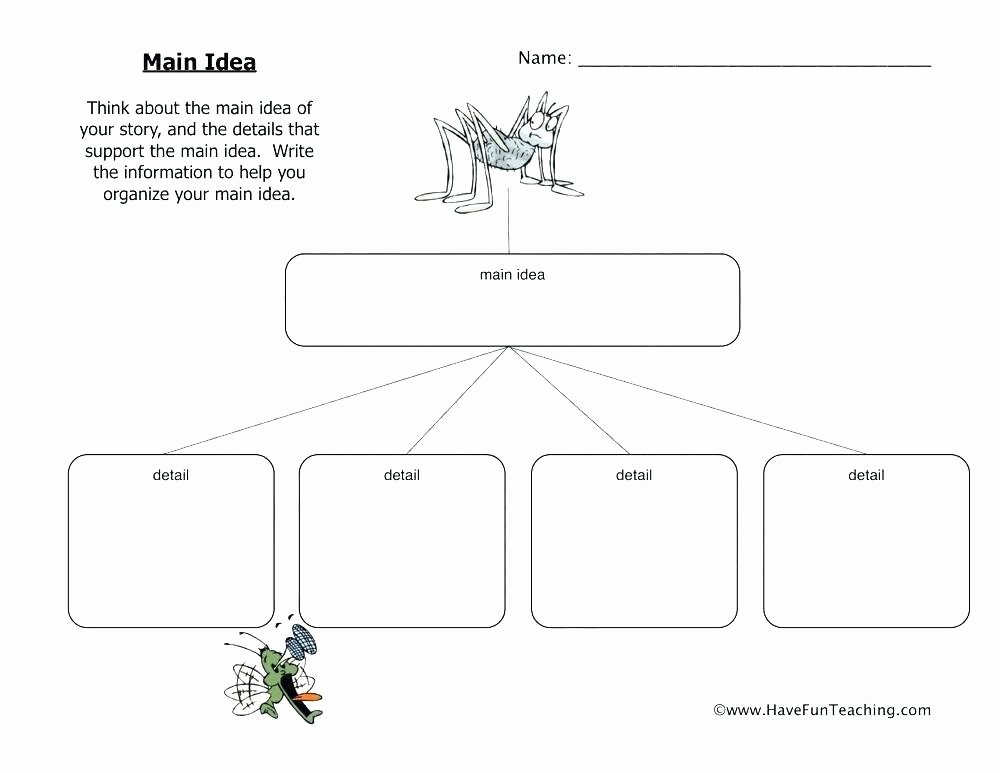 Supporting Details Worksheet 2 1 A Sentence Pic Easy Main Idea Worksheets for First Grade