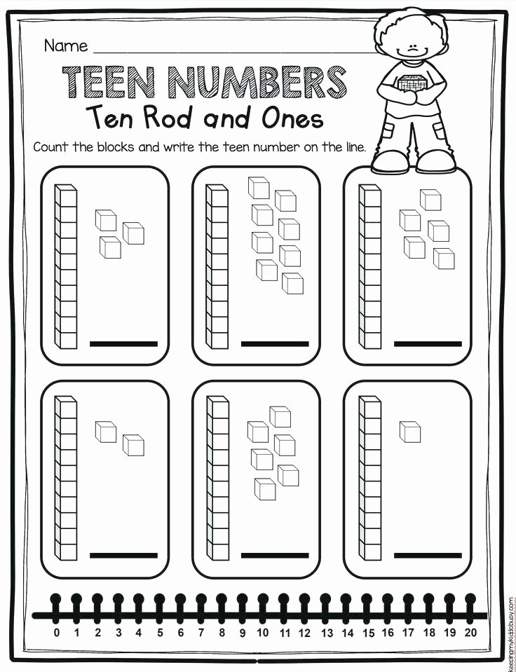 Tens and Ones Worksheets Kindergarten Base Ten Worksheets Kindergarten Place Value Tens and Es