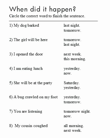 Tenses Worksheets for Grade 5 Past Tense Worksheets for Grade 4 Basic Verb and Activities