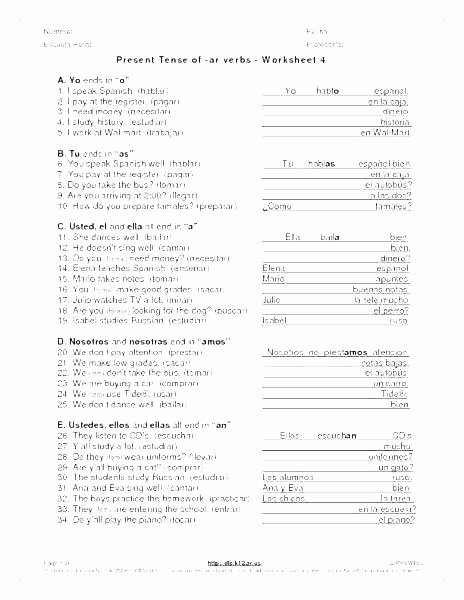 Tenses Worksheets for Grade 6 Collection Past Tense Worksheets for Grade 4 Verb Tenses
