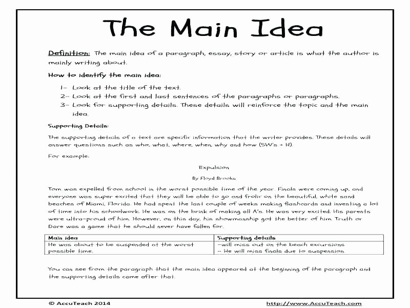 Text Structure Practice Worksheets Context Clues Worksheets Grade Nonfiction Main Idea