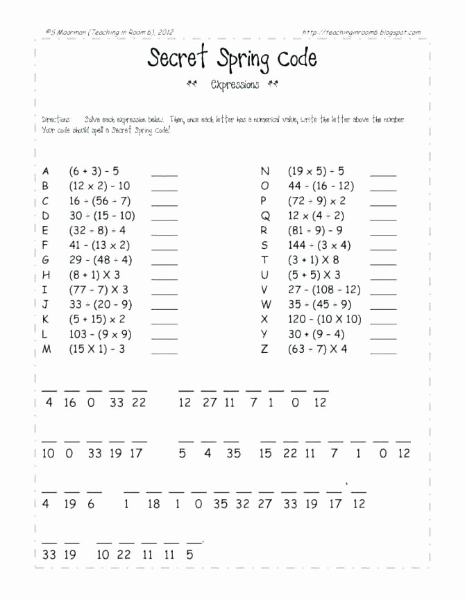 Thanksgiving Math Sheets Thanksgiving Worksheets for Middle School Free Math Grade