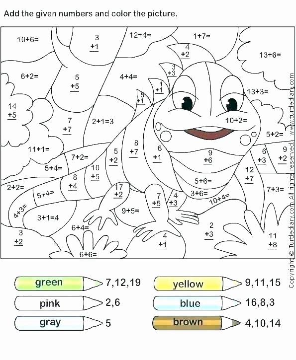 Thanksgiving Math Worksheets Middle School Unique Free Printable Math Coloring Worksheets – Wanderlive