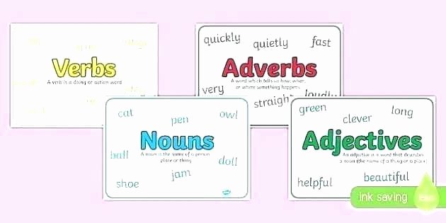 The Clever Factory Worksheets Noun Verb Worksheets Grammar Nouns Verbs and Adjectives