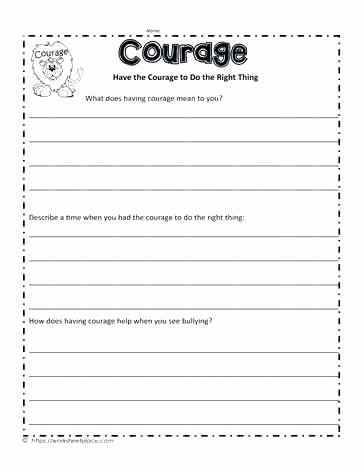Theme Worksheet 5 Courage Worksheet 5 Honesty Worksheets Kindergarten for
