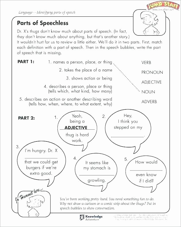 Theme Worksheet 5 Standard Grammar Worksheets Grade A Info Parts Speech