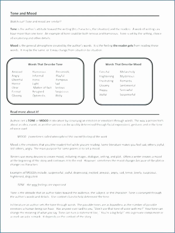 Theme Worksheet Middle School theme Worksheets 3 Central Idea and Main Read Determining