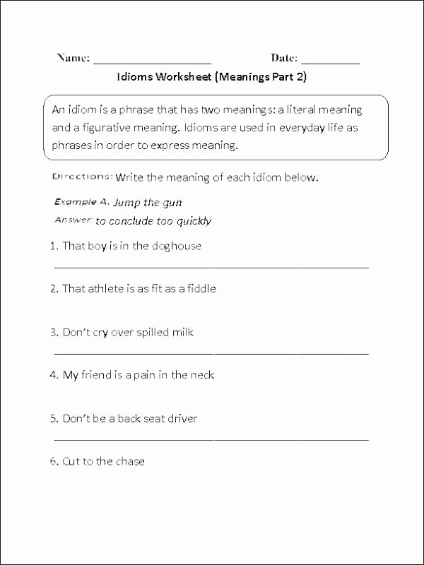 Theme Worksheets for 5th Grade theme Worksheets 3rd Grade