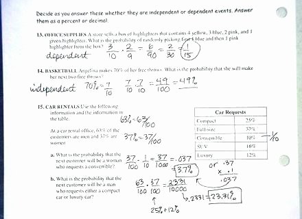 Theoretical Probability Worksheet with Answers Probability Of Simple events Worksheets