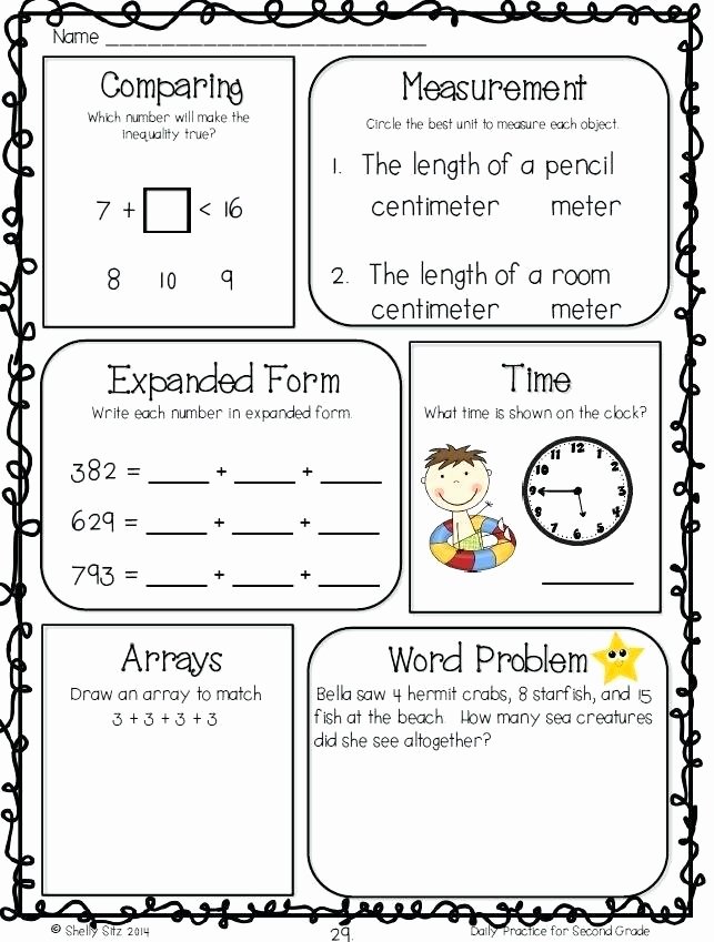 Time and Measurement Worksheets Free Mon Core Math Worksheets Worksheet for Grade