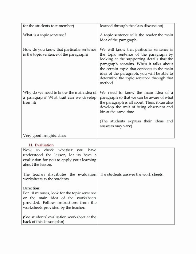 Topic Sentence Worksheets 2nd Grade Awesome Main Idea and topic Sentence Worksheets Building Up