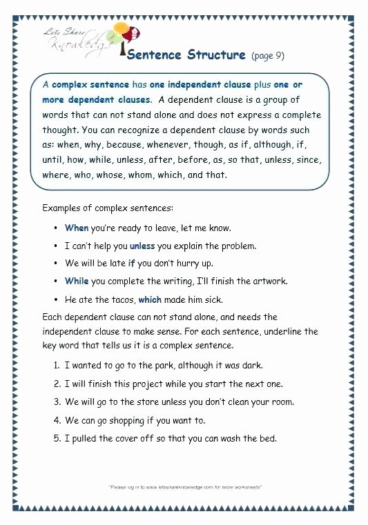 Topic Sentence Worksheets 4th Grade Second Grade Sentence Worksheets Scrambled Sentences