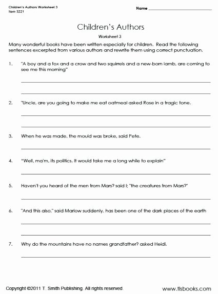 Topic Sentence Worksheets 4th Grade Write the topic Sentence Writing Worksheet 4th Grade