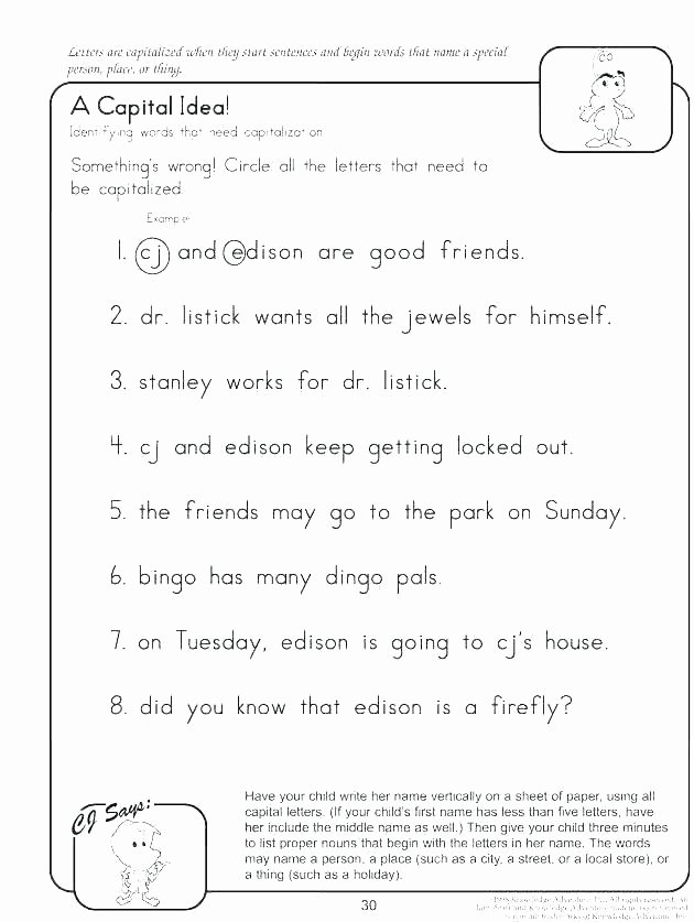 Topic Sentences Worksheets Grade 4 form A Sentence Worksheet Jumbled Sentences Worksheets Year