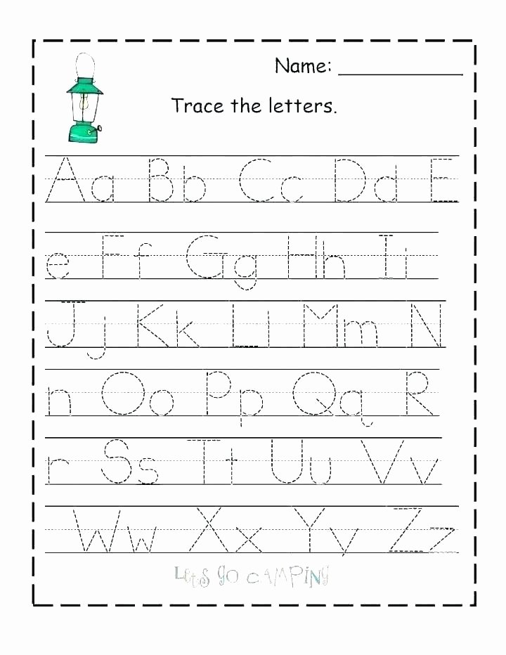 Tracing Letters Worksheet Az Lowercase Letter Tracing Worksheets Free
