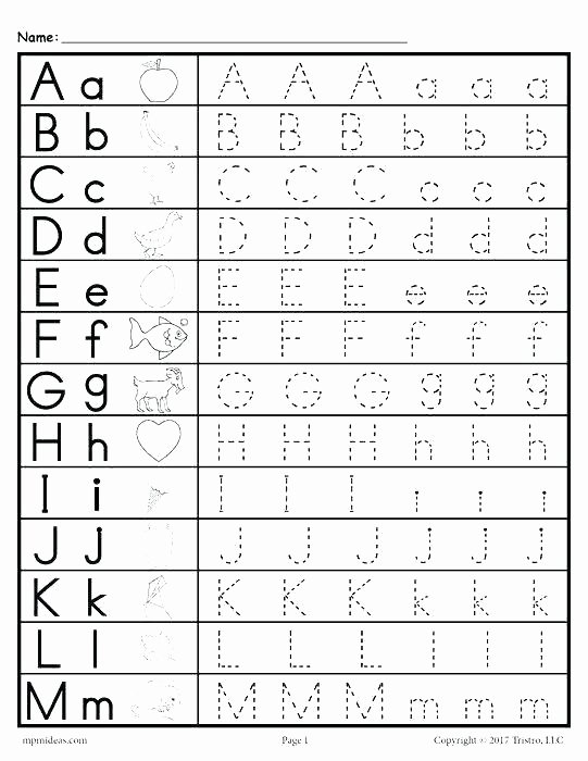 Tracing Letters Worksheet Az Z Alphabet Tracing Coloring Book Stock Vector A to Z