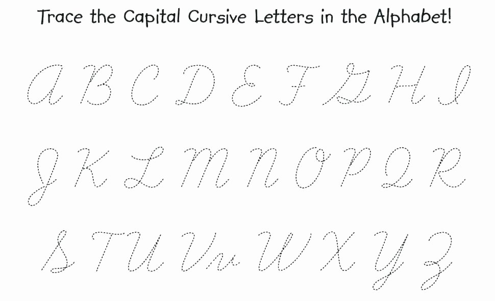 Tracing Lowercase Letters Worksheets Cursive Alphabet Tracing Worksheets Printing for