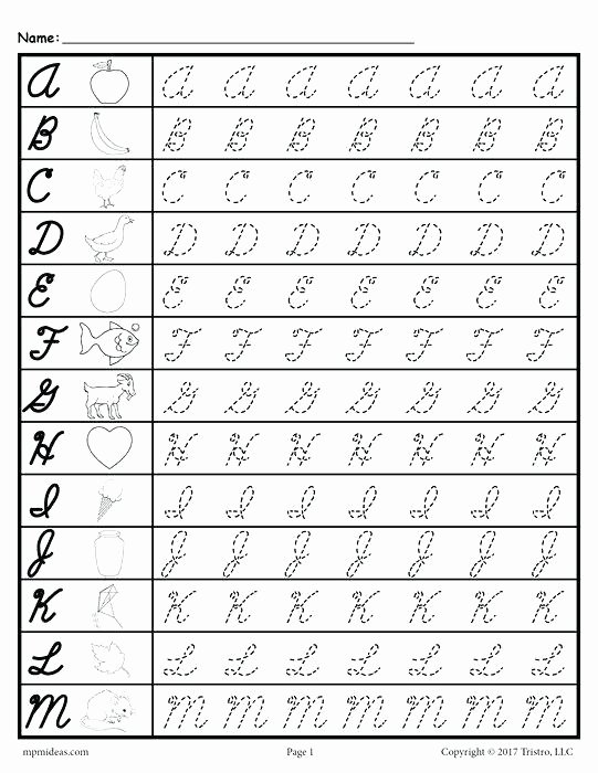 Tracing Lowercase Letters Worksheets Cursive Letters Tracing Worksheets