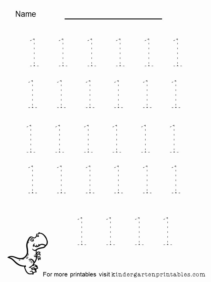 Tracing Numbers 1 20 Printable Tracing Numbers 1 to 5 Worksheet for Preschool Tracing