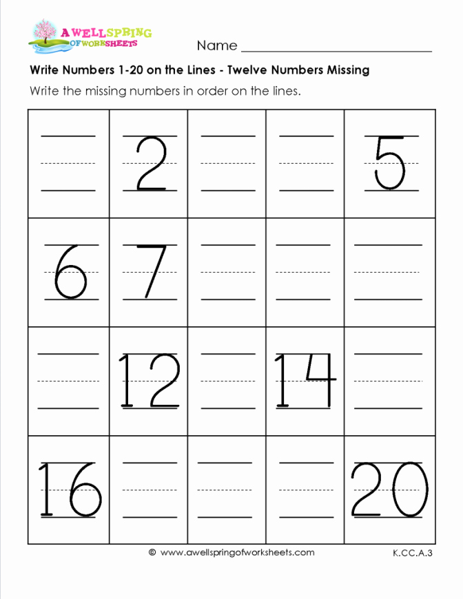 Tracing Numbers Pdf Pre K Kindergarten Number Tracing Worksheets with Eleven 1
