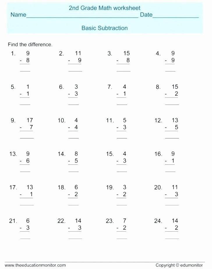 Trade First Subtraction Worksheet Subtraction Worksheets No Regrouping