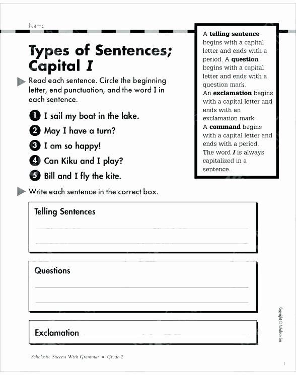 Transition Words and Phrases Worksheets Free Printable Types Of Sentences Worksheets