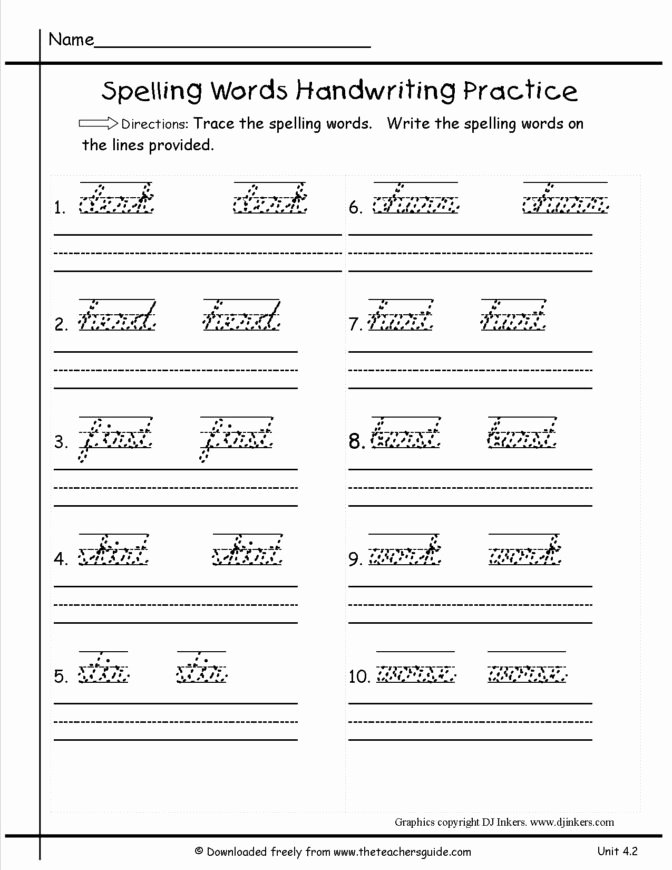 Transition Words Practice Worksheet Worksheet Ideas Excelent Cursive Writing Words Practice