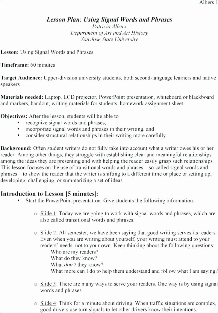 Transition Words Worksheets 4th Grade Signal Words Worksheets