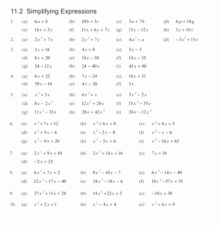 Translating Words to Expressions Worksheet Free Algebraic Expressions Worksheets Free Algebraic
