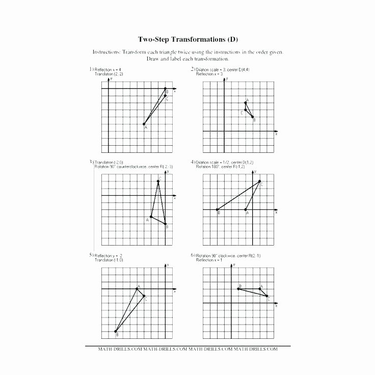 Translation Math Worksheet Pdf Geometric Transformation Worksheet – Peacer