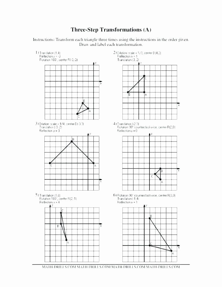 Translation Math Worksheets Math Games Grade 6 Geometry – Kcctalmavale