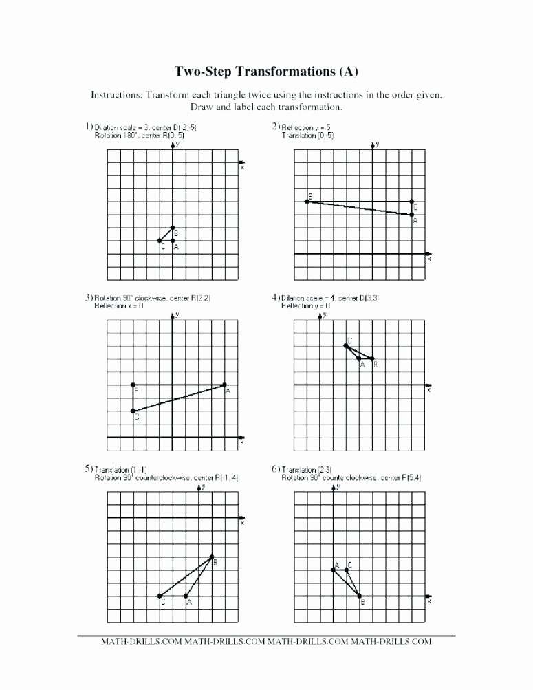 Translations Math Worksheets top Logo Geometry Worksheets Primary School Student and