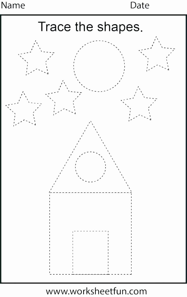 Triangle Worksheet for Kindergarten Kindergarten Geometry Worksheets