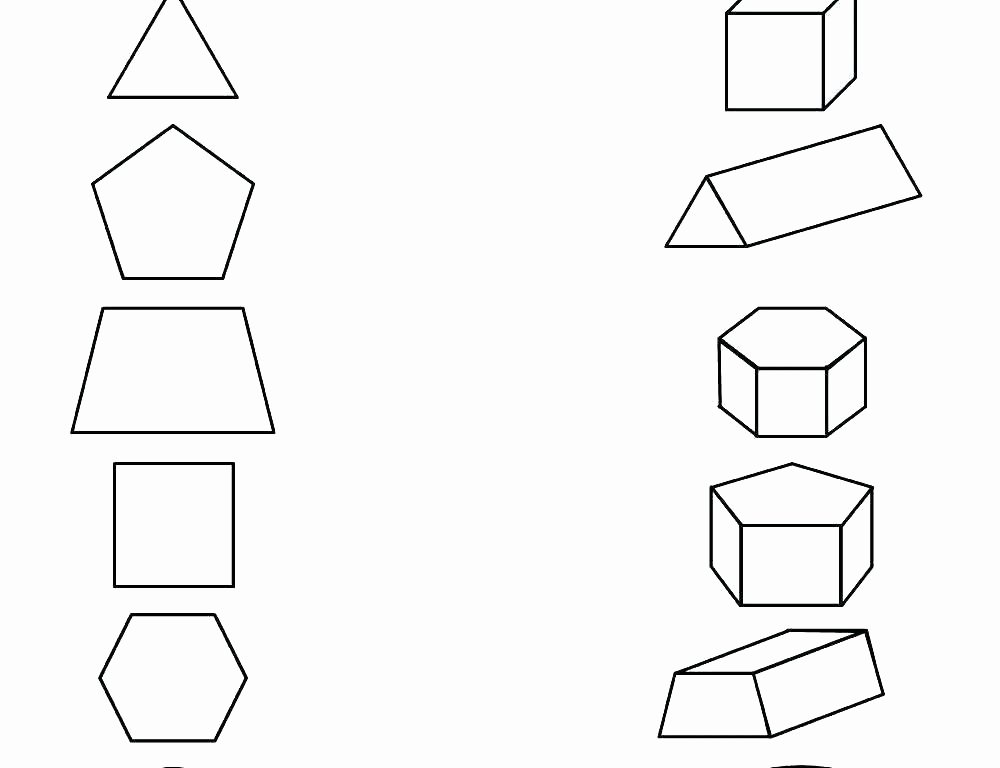 Two Dimensional Figures Worksheets Two Dimensional Shapes Worksheets 3rd Grade