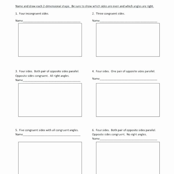 Two Dimensional Shapes Worksheet Luxury Two Dimensional Shapes Worksheets 3rd Grade