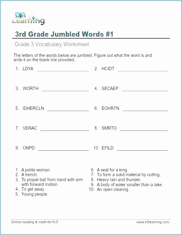 Unscramble Sentences Worksheet Free Printable Scrambled Sentences Worksheets Grade School
