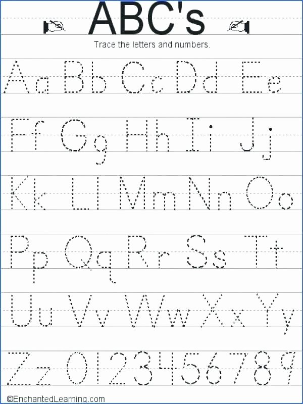 Upper and Lowercase Tracing Worksheets Alphabet N Tracing Worksheets for Preschool and Kindergarten