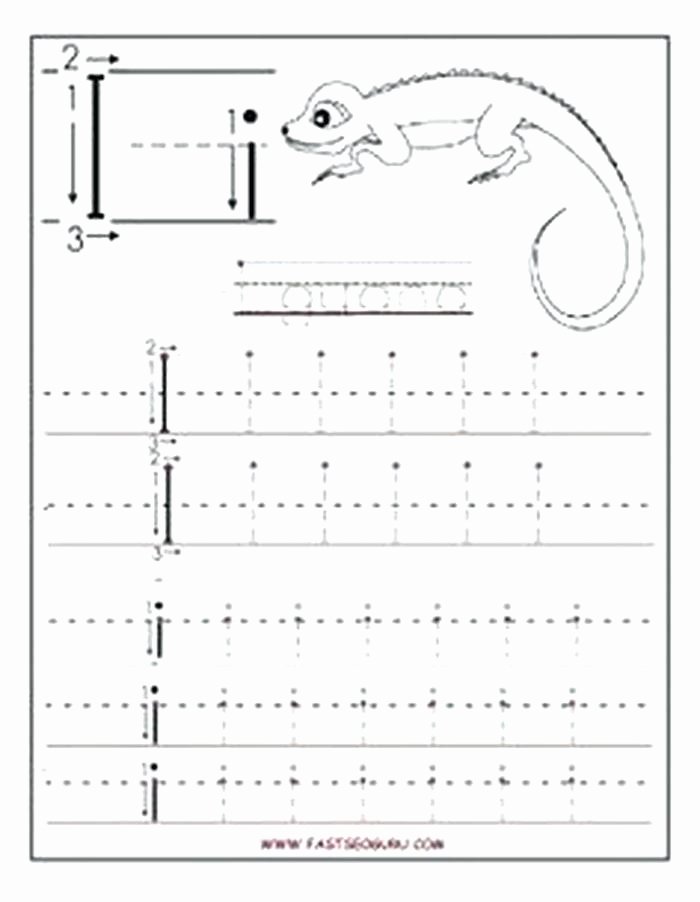 Upper and Lowercase Tracing Worksheets Free Printable Letter I Tracing Worksheets for Preschool