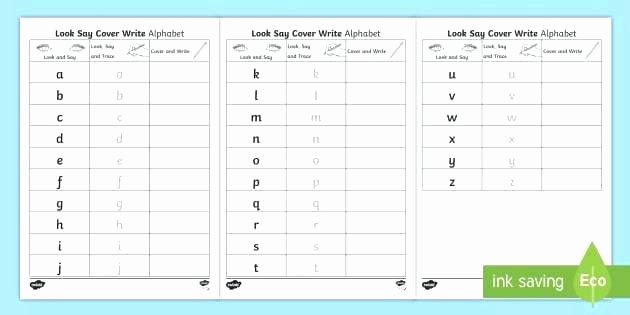 Uppercase and Lowercase Worksheets Save Resource New Lowercase Letter formation Alphabet Look