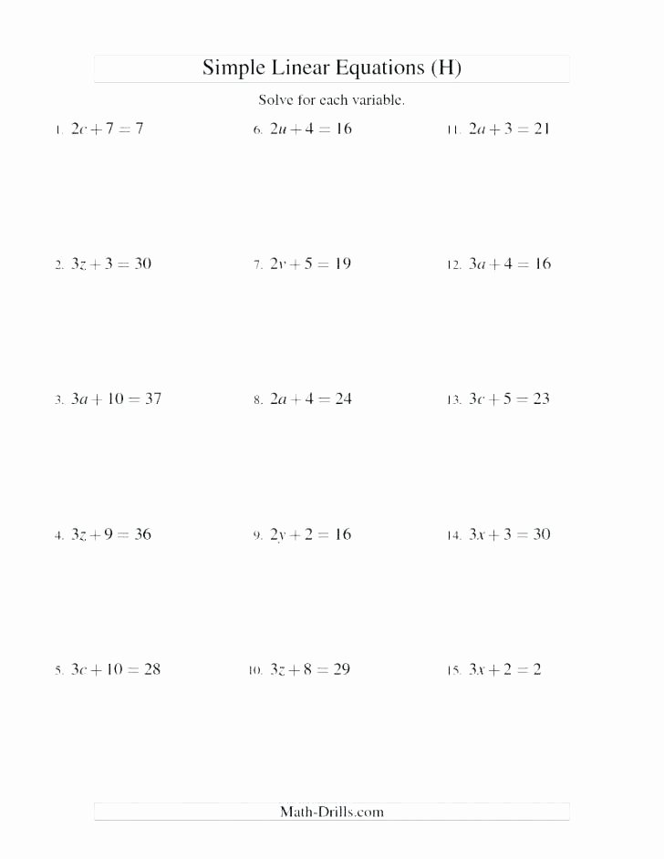 Variables Worksheets 5th Grade 5th Grade Algebra Worksheets