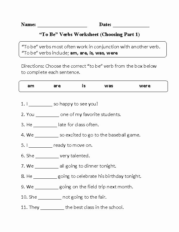 Verb Tense Worksheets 2nd Grade Worksheet for Grade 6 Past Tense Verbs Worksheets
