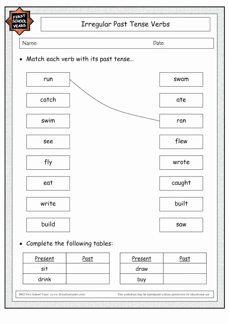 Verb Worksheet 2nd Grade Nouns and Verbs Worksheets Worksheets Nouns Verbs and